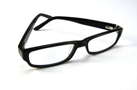 Black reading glassesの写真素材