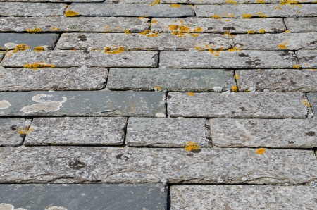 Cornish slate roof tilesの写真素材