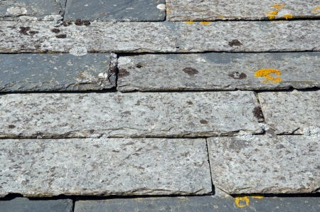 Cornish slate roof tilesの写真素材