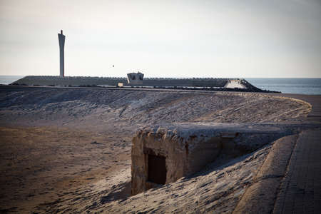 Bunker with towerの写真素材