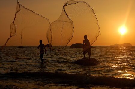 The fishermanの写真素材