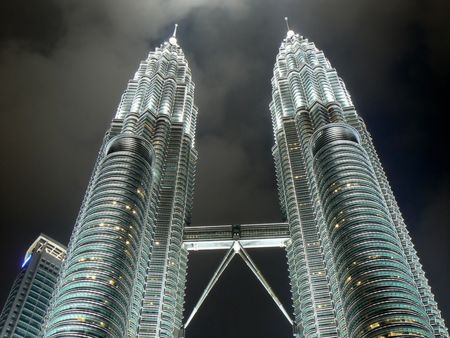 Night View on KLCCのeditorial素材