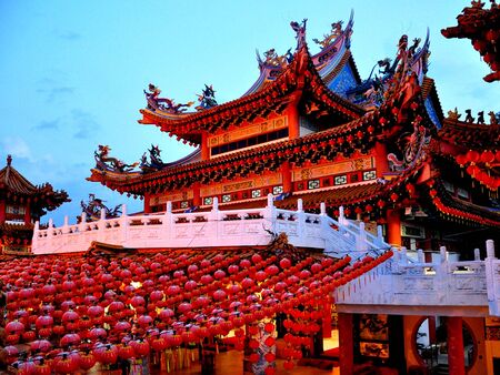 Temple Chinese New Yearの写真素材