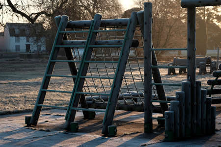 Winter Play Parkの写真素材