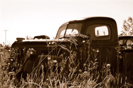 old truckの写真素材