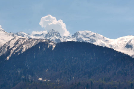 Mountains of Georgiaの写真素材