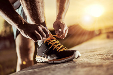 Sports achievements, sports with the whole familyの写真素材