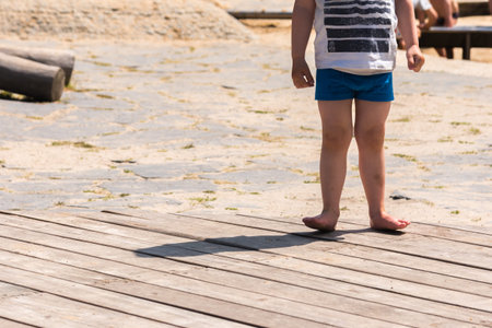 kid in tensionの写真素材