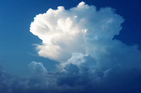 Storm cloud in the sky
