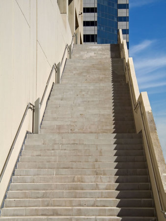 This is a stairway composition shot.