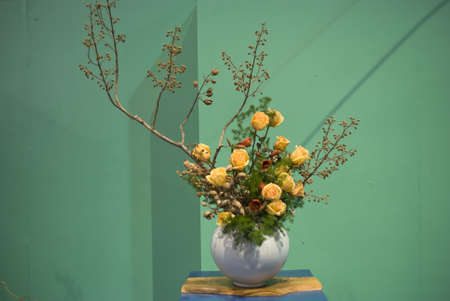 PHILADELPHIA - MARCH 12: Various floral displays at the international Flower Show in Philadelphia Pa on March 12, 2011.のeditorial素材