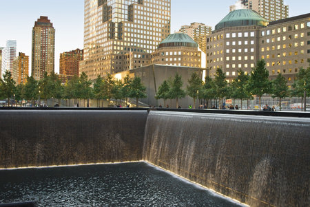 NEW YORK - OCTOBER 6: A view of the 9/11 Memorial Park still under construction on October 6, 2011.