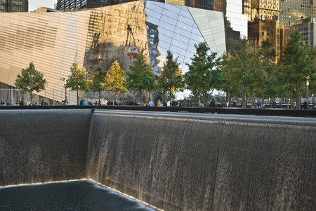 NEW YORK - OCTOBER 6: A view of the 9/11 Memorial Park still under construction on October 6, 2011.