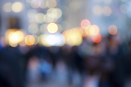 &quot,Abstract Crowd and Lights&quot 