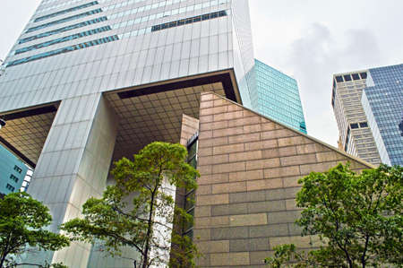 Modern geometric style of architecture on the East side of Manhattan のeditorial素材