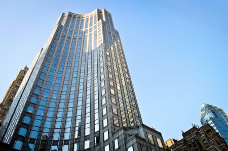 A curved style of architecture on the East side of Manhattan 