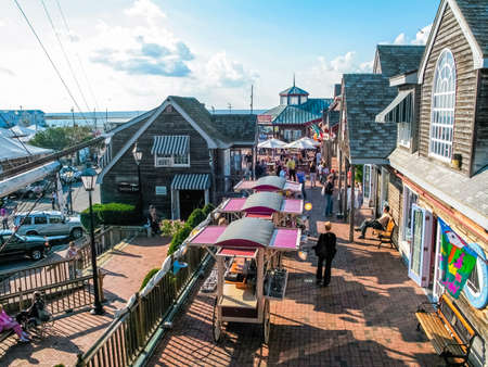 Schooners Wharf in Beach Haven New Jersey along the Jersey shore.のeditorial素材