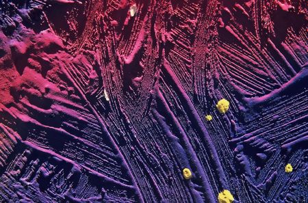 Gesso texture with many colorsの写真素材