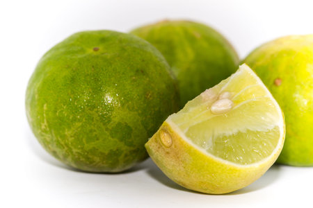 Limes on the white