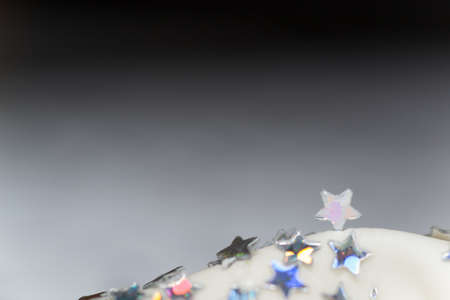 Star shape diamond dust close upの写真素材