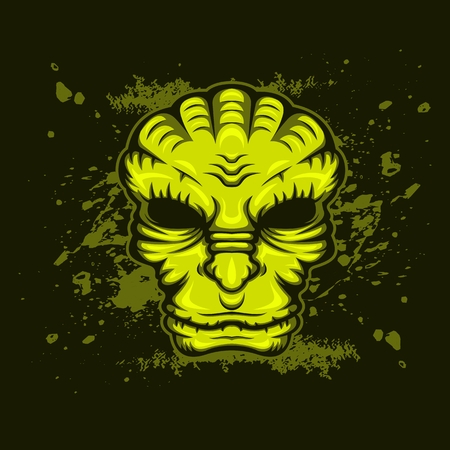 old alien amazing design for your company or brandのイラスト素材