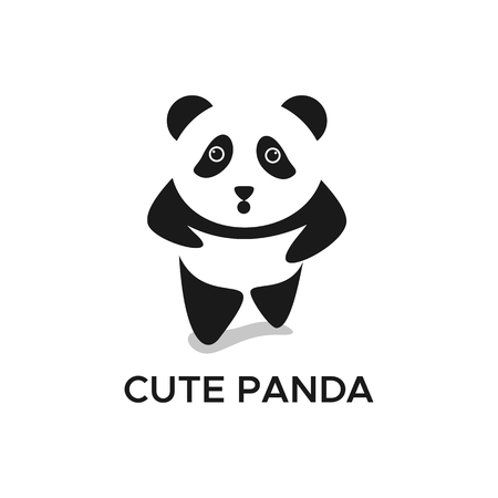 cute panda vector illustration for your company or brandのイラスト素材