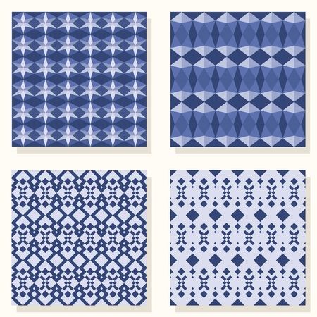 Geometric set Pattern vector illustrationのイラスト素材