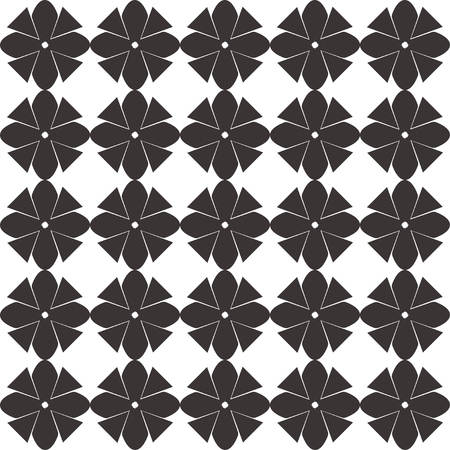 Seamless wallpaper pattern. Abstract seamless ornament pattern vector. Vintage geometric wallpaperのイラスト素材