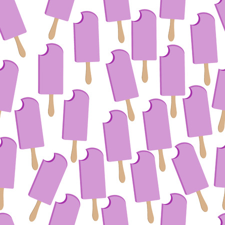 Ice cream seamless pattern.のイラスト素材