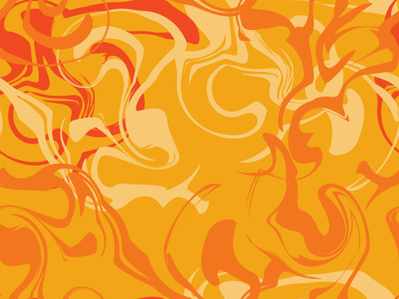 Hand drawn marbling seamless pattern. Watercolor marbling illustration. Drawing on the water. Vector illustration.のイラスト素材