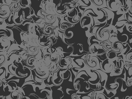 Marbling seamless pattern. Marbled paper watercolor. Drawing on the water. Grunge textures. Vector illustrationのイラスト素材
