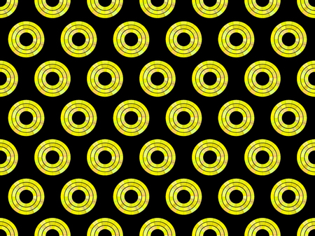 Seamless pattern with circles. Bright mosaic circles. Vector illustrationのイラスト素材