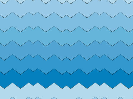 Modern material design background, zigzag seamless pattern. Vector illustrationのイラスト素材