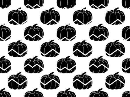 Pumpkins patternのイラスト素材