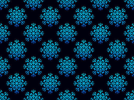 Christmas pattern with snowflakesのイラスト素材