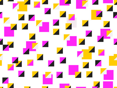 Seamless pattern with squares modern. Vector illustrationのイラスト素材