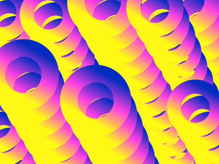 Colorful gradient abstract background with geometric fluid shapes. Trendy design template with...