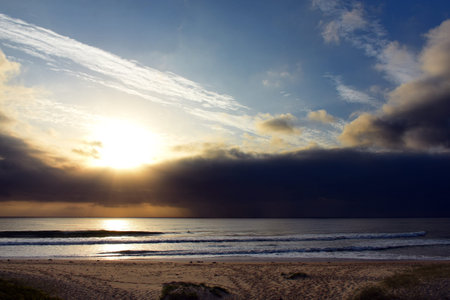 Australian Coastline Diamond Beach sunrise