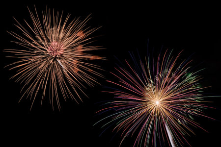 fireworksの写真素材