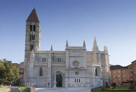 Church of Santa Maria de la Antigua in Valladolid, Spain の写真素材
