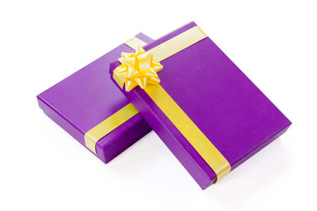 Gift boxes with ribbonsの写真素材