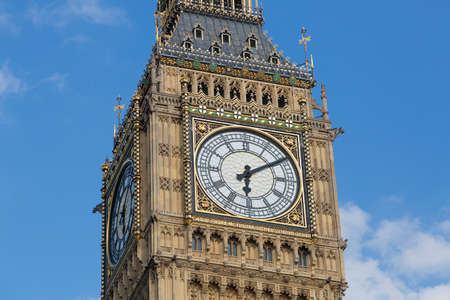 Big Ben tower in London Parliamentの写真素材