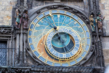 Astronomical clock, Pragueの写真素材