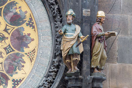 Astronomical clock, Pragueの写真素材