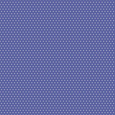 White polka dot on blue background seamless repeat vector pattern. Great for paper products and stationery such as invitations, notebooks and party items. Would be great for gift and home ware products such as bedding as well as childrens clothing. Surface pattern design.のイラスト素材