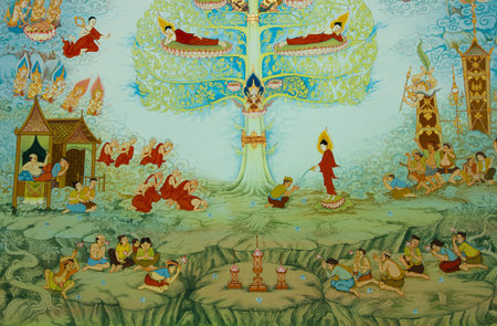 mural in Thailand