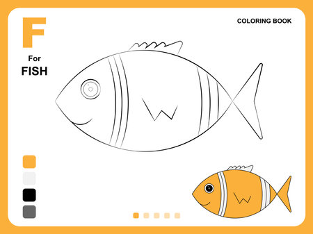 Color painting practice on hat shape. Illustration of hat for coloring book. Object color filling practice for kids. Coloring book pages for kids. Preschool educational kids painting app game.のイラスト素材