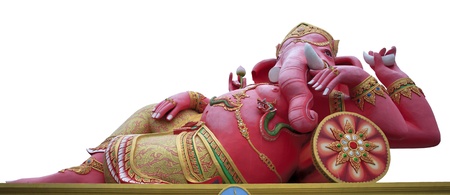 Ancient Ganesha (god of hinduism), Thailandの写真素材