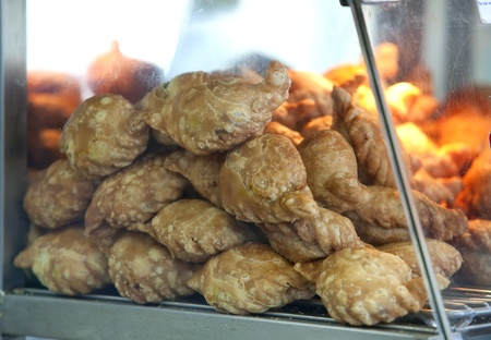 Curry Puff - Epok-Epok aisa food in supermarket.の写真素材