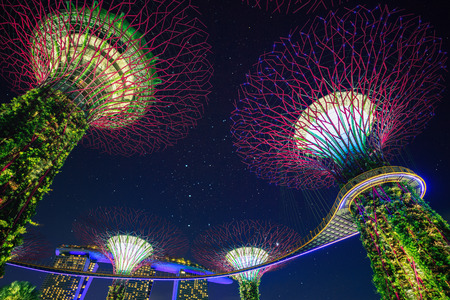 Singapore city skyline, Singaporeのeditorial素材